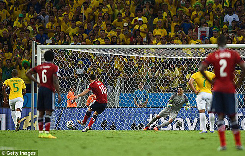 Brazil 2-1 Colombia: Chủ nhà giành vé vào bán kết ảnh 4 Brazil 2-1 Colombia: Chủ nhà giành vé vào bán kết ảnh 4
