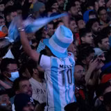 Người hâm mộ Argentina ăn mừng chức vô địch World Cup