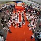 Khu vực trưng bày ấn phẩm của các địa phương tại Hội Báo toàn quốc năm 2022. Ảnh: MINH HOA