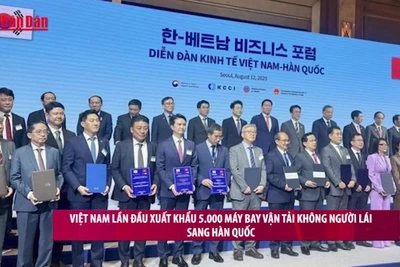 [Video] Việt Nam lần đầu xuất khẩu 5.000 máy bay vận tải không người lái sang Hàn Quốc 