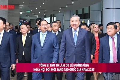 [Video] Tổng Bí thư Tô Lâm dự Lễ hưởng ứng Ngày hội đổi mới sáng tạo Quốc gia năm 2025