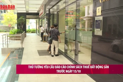 [Video] Thủ tướng yêu cầu báo cáo chính sách thuế bất động sản trước ngày 15/10