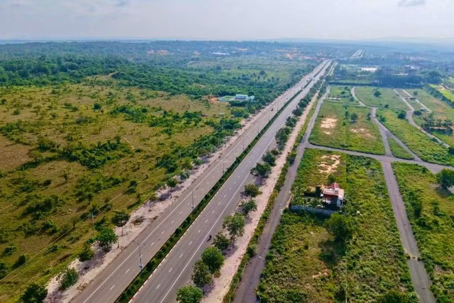 Khu đất nằm trên đường Võ Nguyên Giáp.