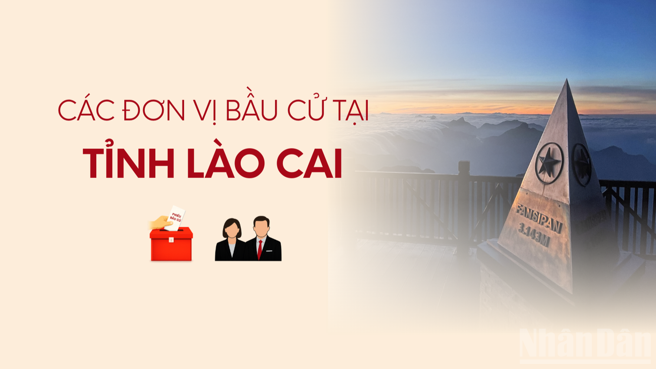 [Infographic] Các đơn vị bầu cử đại biểu Quốc hội tại tỉnh Lào Cai