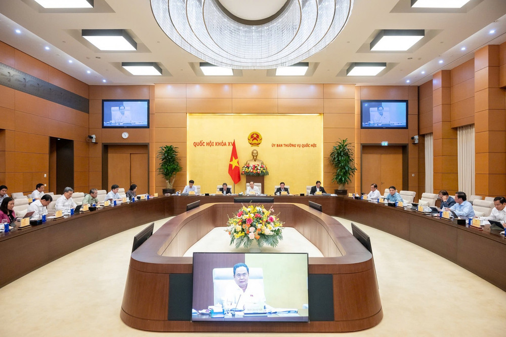 Quang cảnh phiên họp chiều 19/6. (Ảnh: Duy Linh) img-0102.jpg