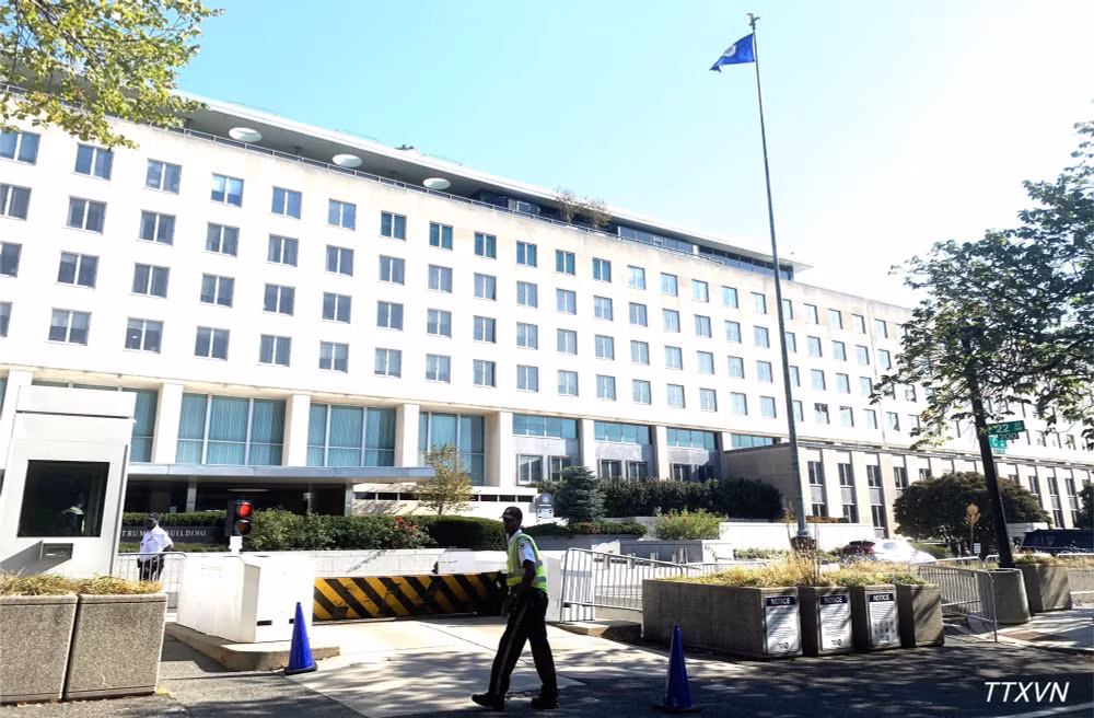 Trụ sở Bộ Ngoại giao Mỹ tại thủ đô Washington D.C. (Ảnh: TTXVN)