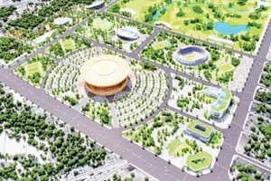 Phối cảnh dự án Khu đô thị thể thao Olympic.
