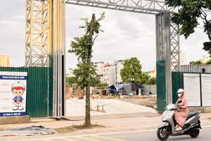 Khu đất dự kiến phát triển nhà ở xã hội tại phường Long Biên (Hà Nội).
