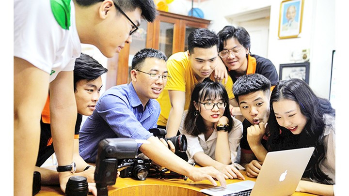 Tại Viện Đào tạo Báo chí và Truyền thông, phương pháp dạy học, đào tạo sinh viên báo chí được đổi mới theo hướng đẩy mạnh tương tác, linh hoạt và cập nhật thường xuyên. 21.jpg