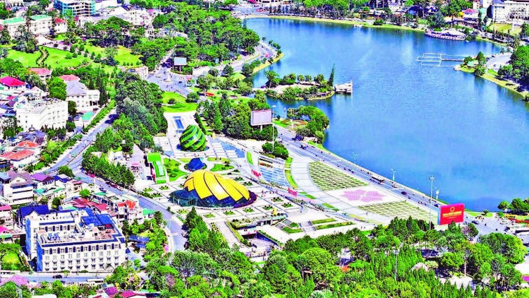 Khu vực trung tâm Lâm Đồng ngàn hoa.