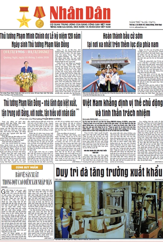 Báo Nhân Dân số 25673