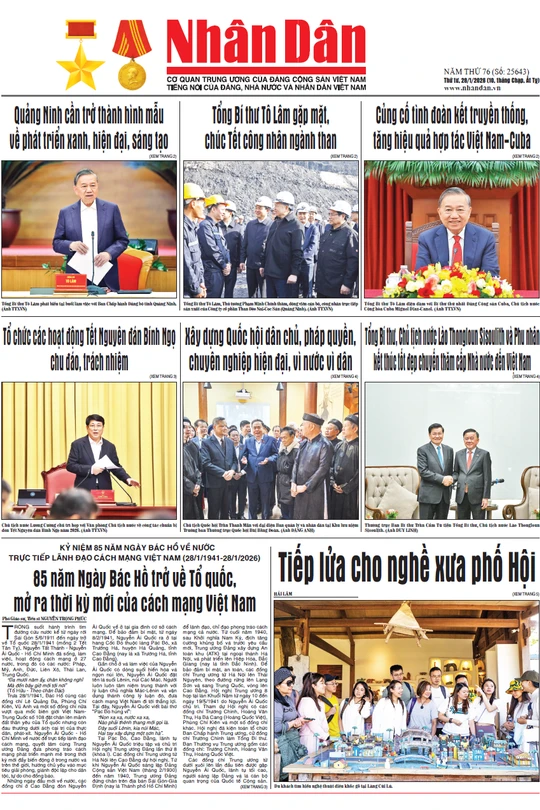 Báo Nhân Dân số 25643