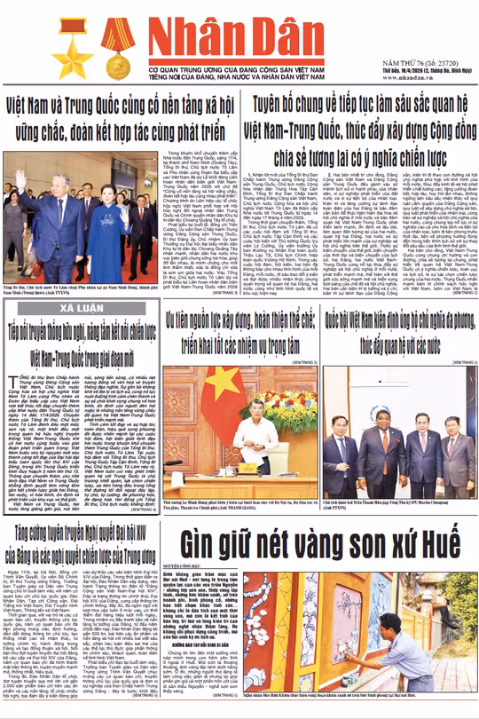 Báo Nhân Dân số 25720