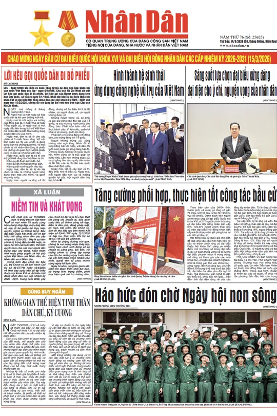 Báo Nhân Dân số 25685