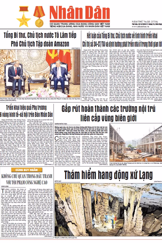 Báo Nhân Dân số 25754