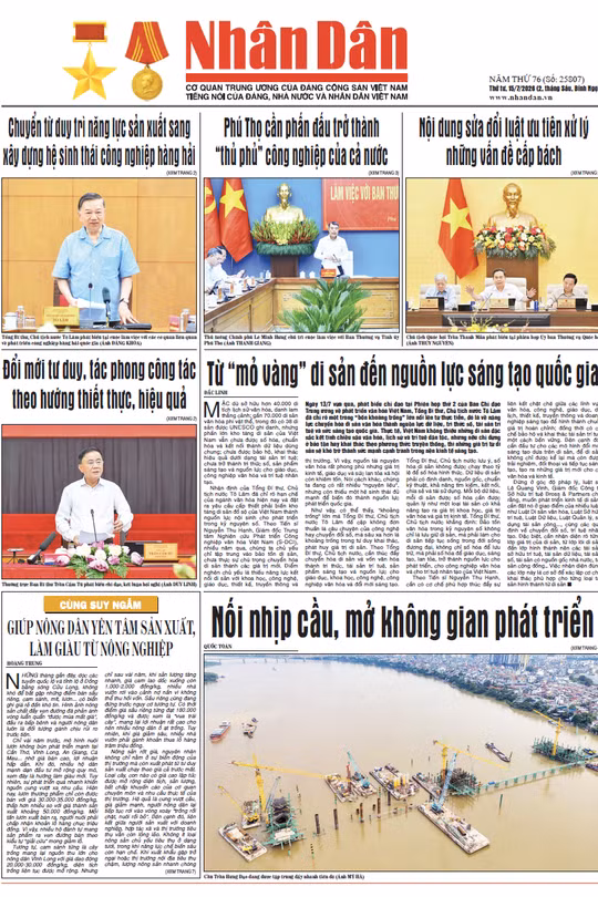 Báo Nhân Dân số 25807