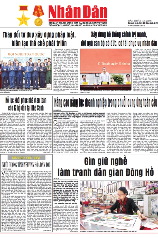 Báo Nhân Dân số 25598