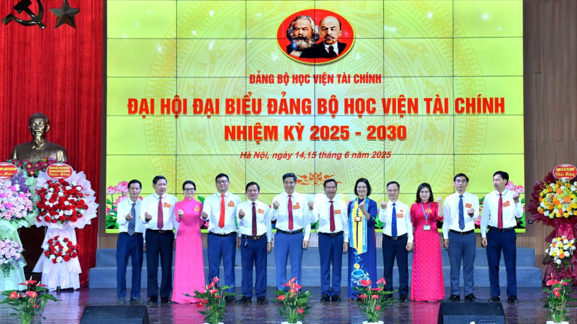 Ban Chấp hành Đảng bộ Học viện Tài chính. (Ảnh: ĐĂNG KHOA) quyet-tam-3491.jpg