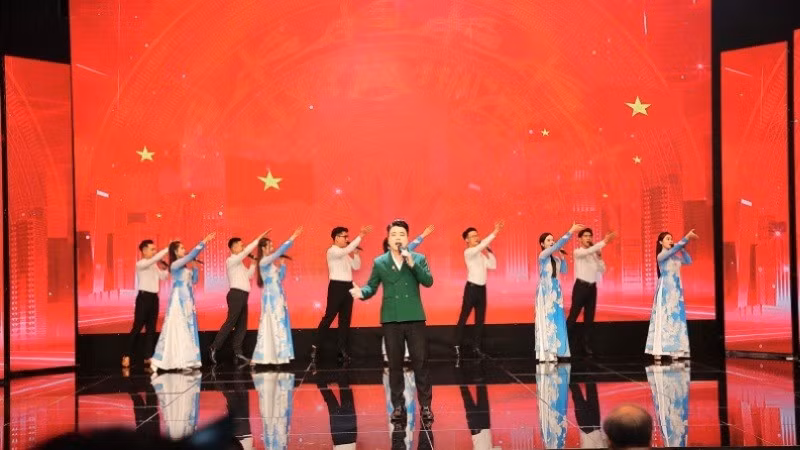 Một số ca khúc tiêu biểu tham gia cuộc vận động đã được công diễn tại Lễ trao giải. (Ảnh: BTC)