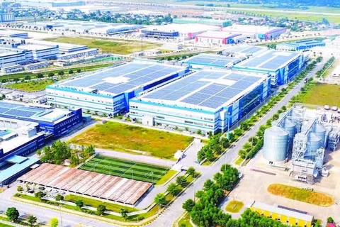 Khu công nghiệp VSIP 1 Nghệ An. (Ảnh: THÀNH CƯỜNG)