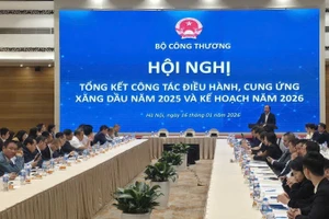Quang cảnh hội nghị tổng kết công tác điều hành, cung ứng xăng dầu năm 2025 và kế hoạch năm 2026.