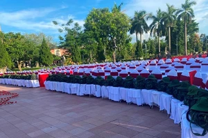 Hàng ghế danh dự dành riêng cho các liệt sĩ Thành cổ. Ảnh | HUYỀN NGA