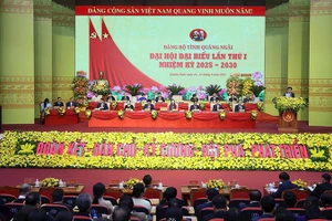 Quang cảnh Đại hội đại biểu lần thứ I Đảng bộ tỉnh Quảng Ngãi, nhiệm kỳ 2025-2030.
