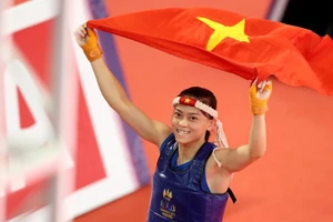 Niềm vui khi giành HCV SEA Games 32-2023 tại Campuchia. Ảnh | ĐD