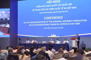 Hội nghị triển khai Nghị quyết của Quốc hội về Trung tâm tài chính quốc tế tại Việt Nam.