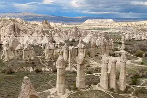 Vẻ đẹp siêu thực của thung lũng nấm đá Cappadocia.