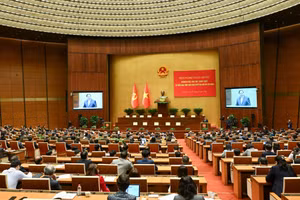 Hội nghị toàn quốc nghiên cứu, học tập, quán triệt và triển khai thực hiện Nghị quyết Đại hội XIV của Đảng. Ảnh | DUY LINH