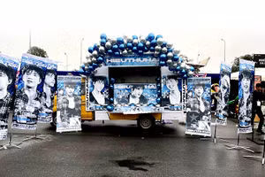 Booth Check-in mà fandom SUNDAYS dành tặng HIEUTHUHAI trước liveshow Genfest.