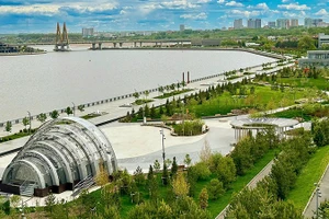 Một góc thành phố Kazan mơ mộng.