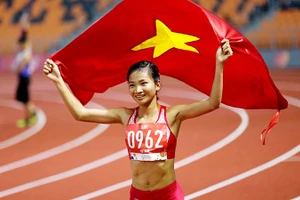 Nguyễn Thị Oanh vẫn là đầu tàu của điền kinh Việt Nam. Ảnh | KHẢ HÒA