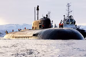 Một tàu ngầm hạt nhân của Nga.