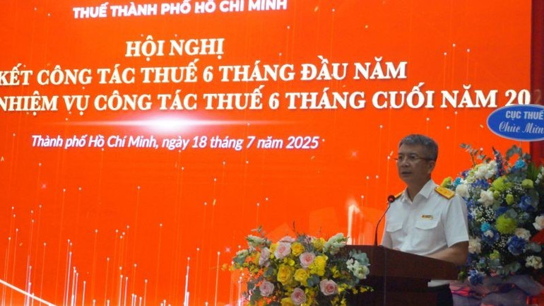 Cục trưởng Cục Thuế Mai Xuân Thành phát biểu. h4-thue-ong-thanh.jpg