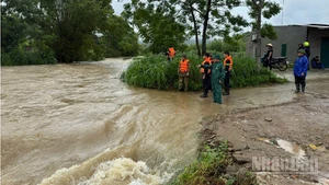 Cầu tràn thôn Ninh Hòa, xã Sơn Thủy nơi xảy ra vụ việc.