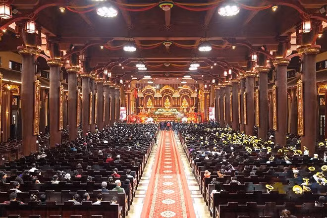 Quang cảnh lễ Khai hội Xuân Yên Tử năm 2026.
