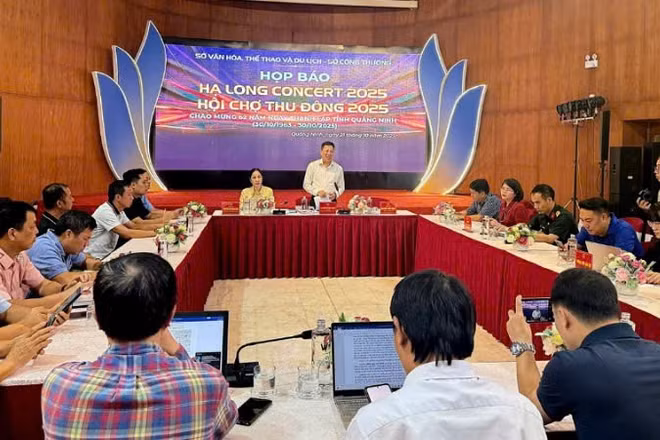Sở Văn hoá, Thể thao và Du lịch tỉnh Quảng Ninh tổ chức họp báo công bố Chương trình Concert Hạ Long 2025.
