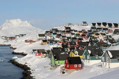 Quang cảnh thành phố Nuuk, Greenland. (Ảnh: THX/TTXVN)