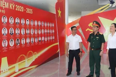 Chiều 5/9, đồng chí Bùi Thị Quỳnh Vân, Ủy viên Trung ương Đảng, Bí thư Tỉnh ủy Quảng Ngãi đi kiểm tra công tác chuẩn bị Đại hội đại biểu Đảng bộ tỉnh Quảng Ngãi lần thứ nhất, nhiệm kỳ 2025-2030 tại Trung tâm Hội nghị và Triển lãm tỉnh Quảng Ngãi.