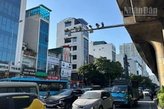 Hệ thống camera AI sẽ hỗ trợ tối ưu hóa điều tiết giao thông của Hà Nội. (Ảnh: THÙY LINH)
