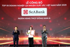 SeABank lần thứ 6 được vinh danh trongTop 50 doanh nghiệp có lợi nhuận xuất sắc nhất Việt Nam năm 2025 