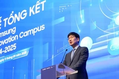 Ông Na Ki Hong - Tổng Giám đốc Samsung Việt Nam phát biểu tại sự kiện.