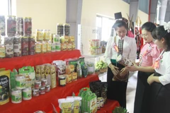 Nhiều sản phẩm OCOP của xã Yên Châu được trưng bày tại nhiều sự kiện quan trọng của tỉnh và các hội chợ thương mại.