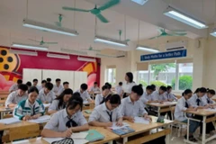 Giờ ôn tập của học sinh lớp 12 Trường THPT chuyên Lương Văn Tụy (thành phố Ninh Bình, tỉnh Ninh Bình).