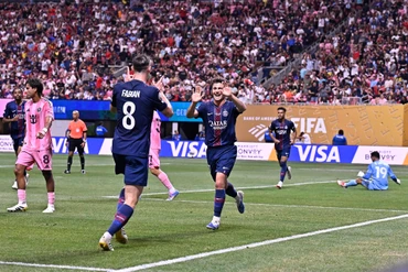 PSG giành chiến thắng đậm đà trước đại diện nước Mỹ-Inter Miami. (Ảnh: PSG)