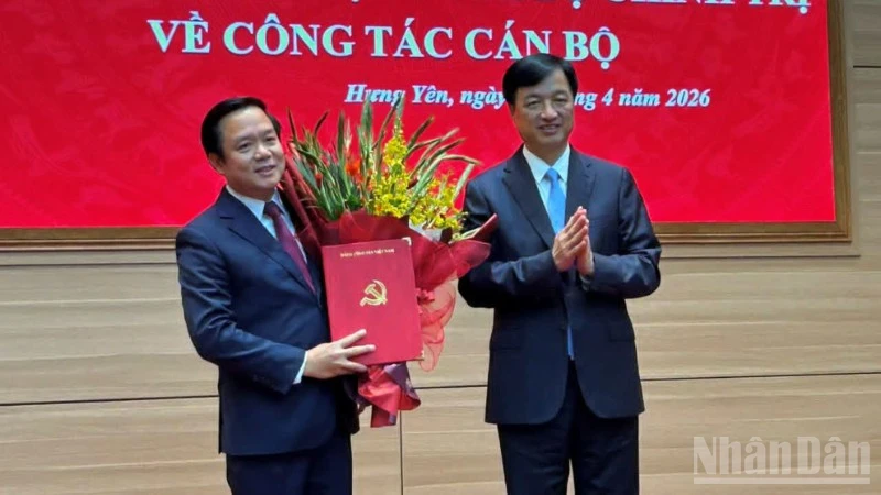Đồng chí Phạm Quang Ngọc chính thức nhận nhiệm vụ Bí thư Tỉnh ủy Hưng Yên nhiệm kỳ 2025-2030