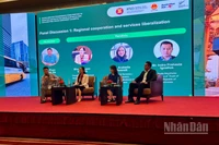 Các chuyên gia cùng chia sẻ tại sự kiện. (Ảnh: HẢI YẾN)