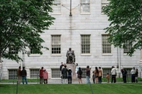 Khuôn viên Đại học Harvard. (Ảnh: Tân Hoa xã)